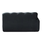 Canapé nuage 3 places vert / noir / gris clair – Style moderne, pour 3 personnes