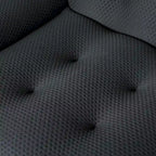 Canapé nuage 3 places vert / noir / gris clair – Style moderne, pour 3 personnes