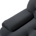 Canapé nuage 3 places vert / noir / gris clair – Style moderne, pour 3 personnes