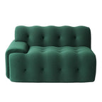 Canapé nuage 3 places vert / noir / gris clair – Style moderne, pour 3 personnes