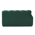 Canapé nuage 3 places vert / noir / gris clair – Style moderne, pour 3 personnes