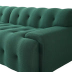 Canapé nuage 3 places vert / noir / gris clair – Style moderne, pour 3 personnes