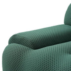 Canapé nuage 3 places vert / noir / gris clair – Style moderne, pour 3 personnes