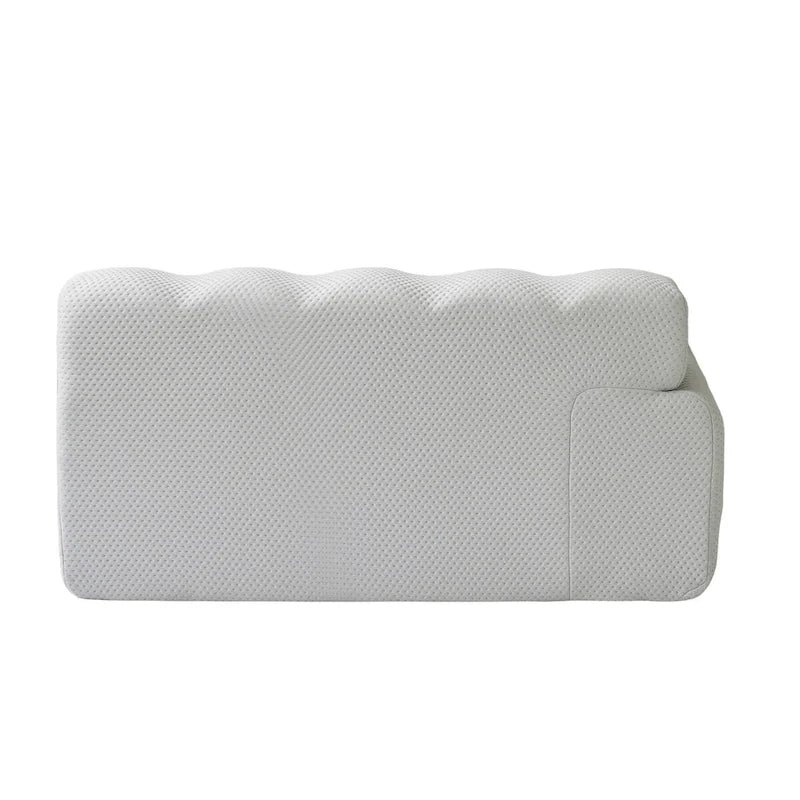 Canapé nuage 3 places vert / noir / gris clair – Style moderne, pour 3 personnes