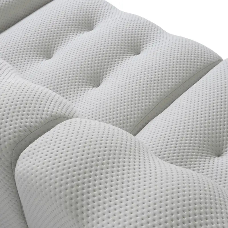 Canapé nuage 3 places vert / noir / gris clair – Style moderne, pour 3 personnes