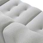 Canapé nuage 3 places vert / noir / gris clair – Style moderne, pour 3 personnes