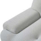 Canapé nuage 3 places vert / noir / gris clair – Style moderne, pour 3 personnes